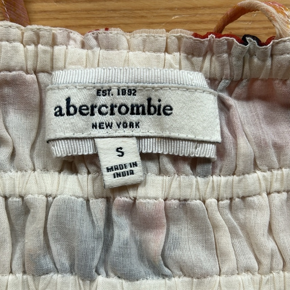 Vintage Y2K Abercrombie & Fitch Floral Top Straps Needs Repair As Is - Picture 10 of 13